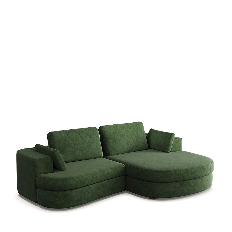 Угловой диван Baffin ММ113.95 с оттоманкой и механизмом Еврокнижка