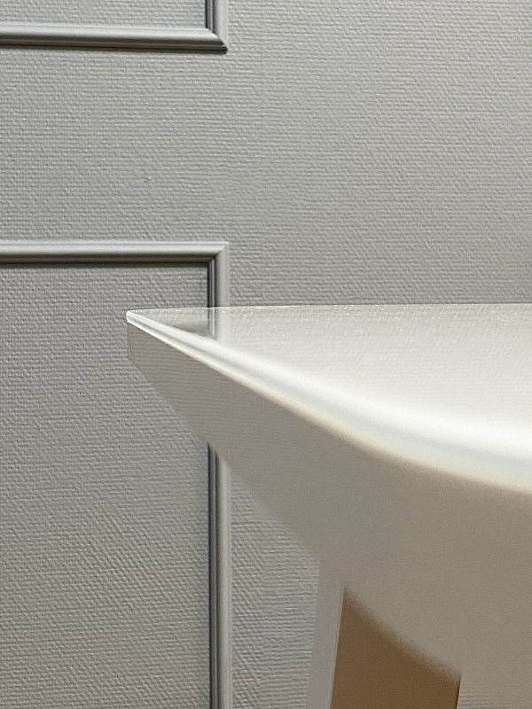 Стол обеденный Kenner 1200M Белый / Стекло белый глянец