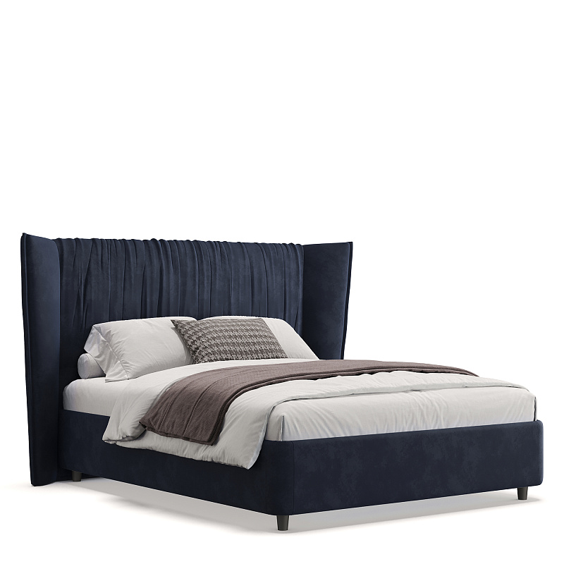 Двуспальная кровать с подъемным механизмом Plisse NK183.26