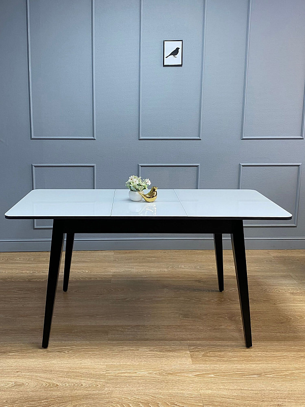 Стол обеденный KENNER 1100M Венге / Стекло белое